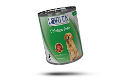 لوریتا کنسرو پته مرغ 400 گرم (سگ)